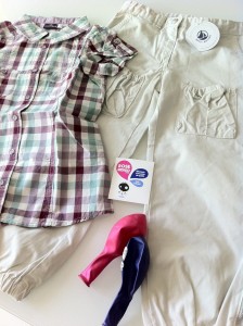 vêtements occasion rose indigo