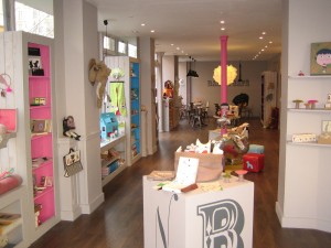 L'espace boutique du Petit Bazar